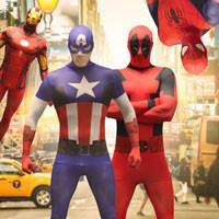 Maskeraddräkt - Marvel Morphsuit